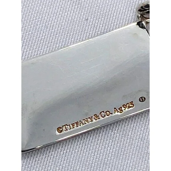 Tiffany & Co Sterling Silver 925 Enamel 6-Teen Plate Charm